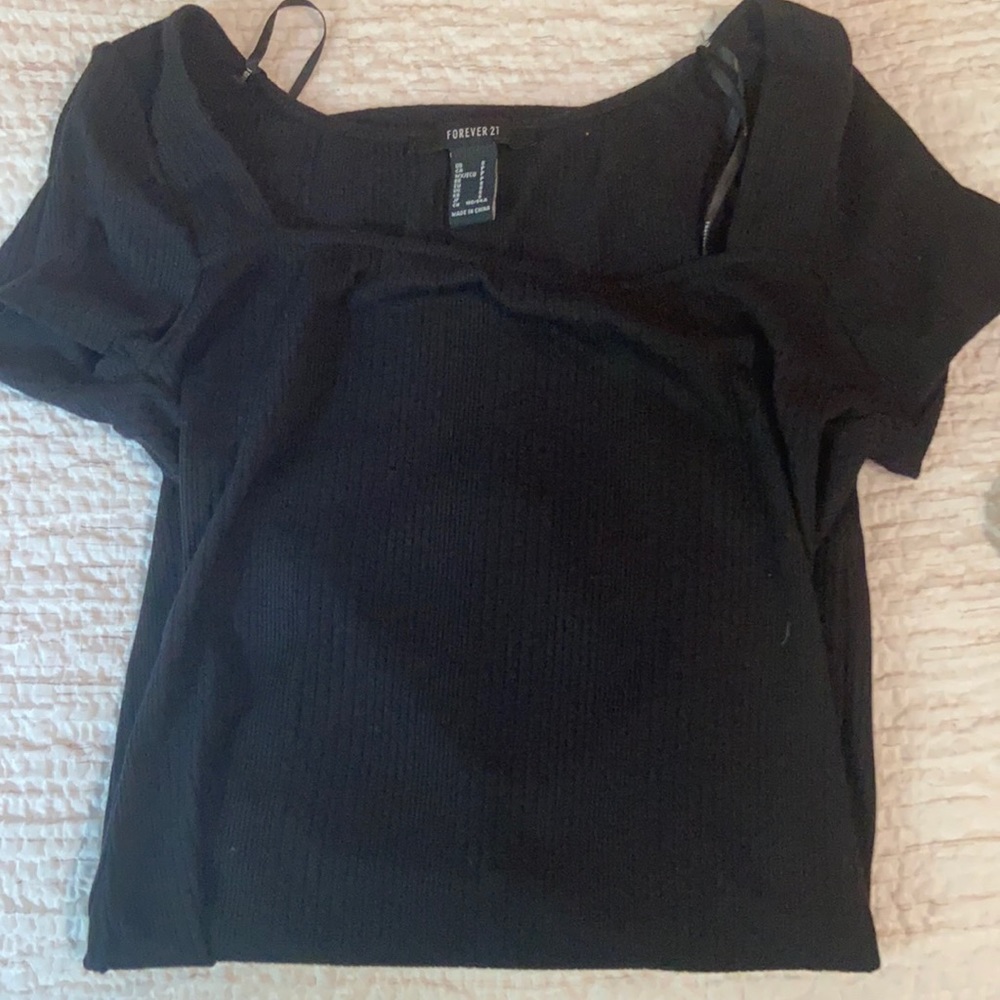Mini black dress from Forever 21!